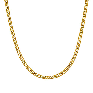 純金 キヘイネックレス （6面カットダブル） 52g/60cm